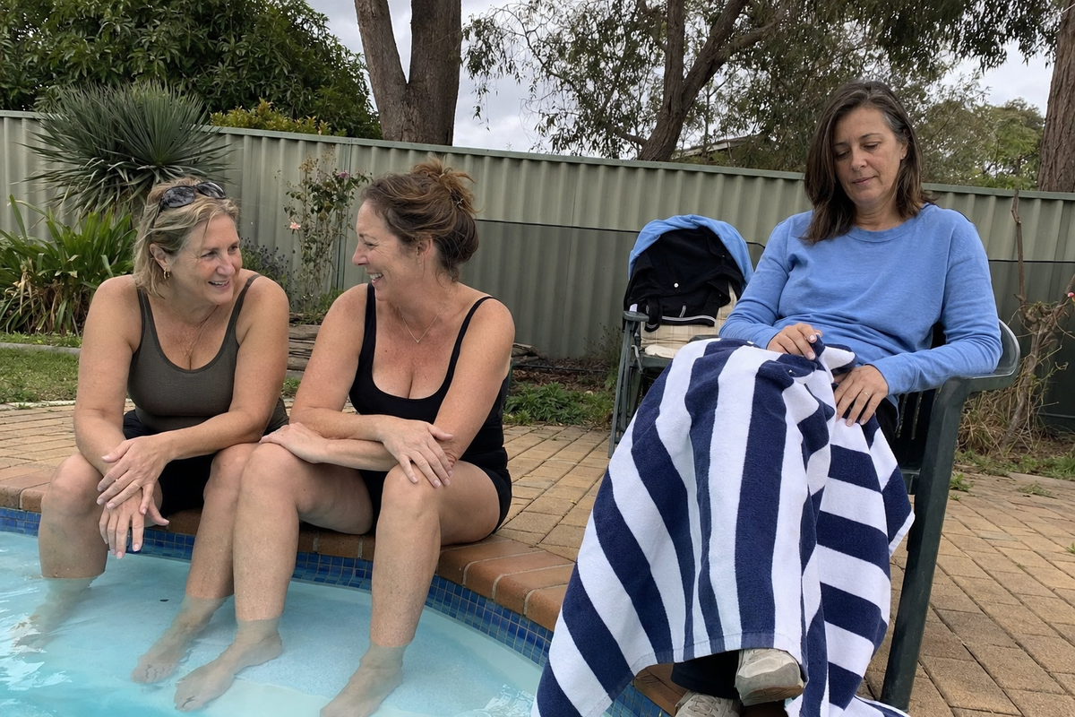 The towel. Every single time.