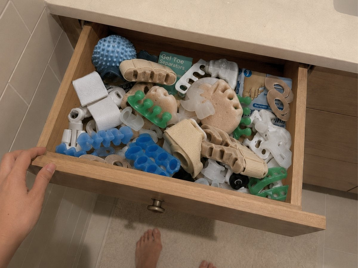 Four years of trying. One drawer.